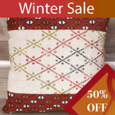 Small Handmade Turkoman kilim cushion - WS285189