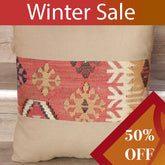 Small Handmade Turkish Kilim Cushion - WS295813
