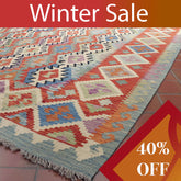 Handmade Afghan Kilim - WS307993