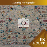 Handmade Modern Afghan Ziegler - ENR308005