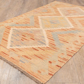 Handmade washed Afghan Kilim - 309651