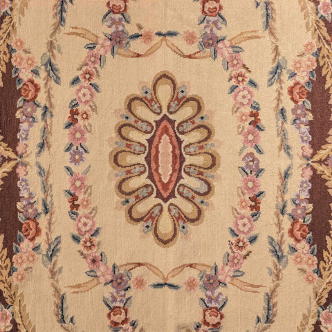 Chinese needle point flat weave rug or wallhanging - 150507