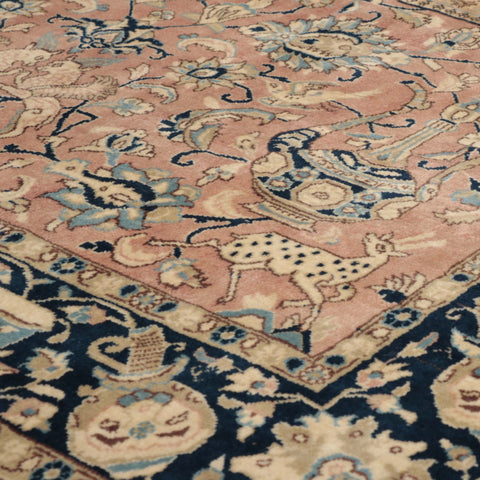 Fine handmade Oriental Qum wool and silk rug - CB295591