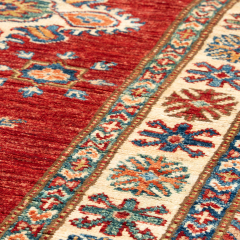 Handmade fine Afghan Kazak medium runner - WS307375