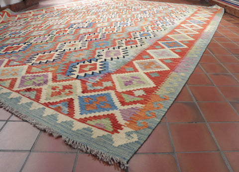 Handmade Afghan Kilim - CB307993