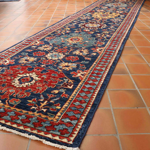 Handmade long Afghan Choeb Rang runner - WS308060