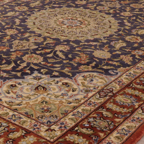 Handmade Oriental Qum wool and silk rug - CB309276