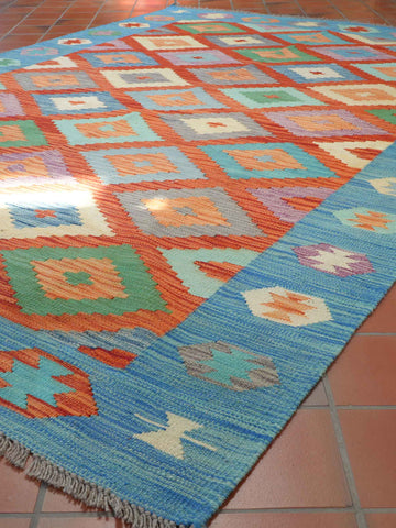 Handmade Afghan Kilim - WS309546