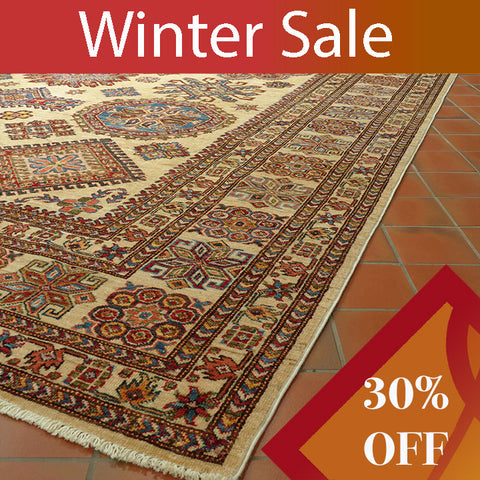 Handmade Afghan Kazak carpet - WS309658