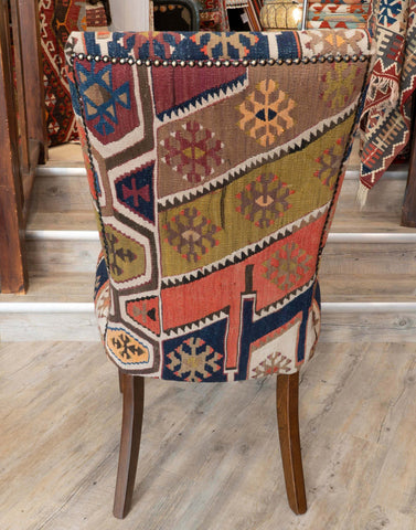 Handmade Turkish kilim Dining Chairs- 3097801 pair A