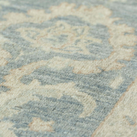 Handmade Afghan silverwash Ziegler carpet - 309808