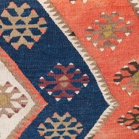 Medium Turkish kilim covered stool - 309841