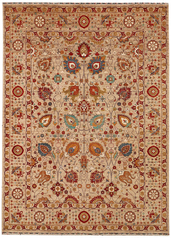 Handmade Afghan Sultani rug - ENR310448