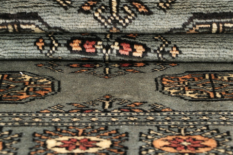 Handmade Mori Bokhara Rug - ENR309991