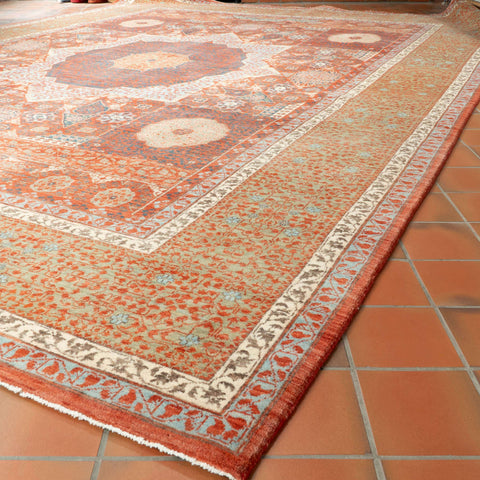 Handmade Fine Indian Mamluk carpet - CB310315