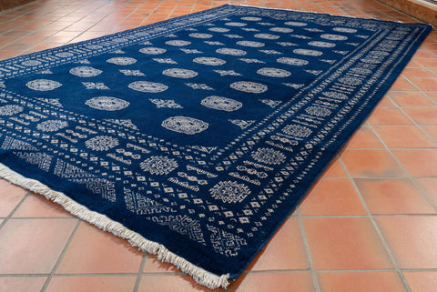 Handmade Pakistan Bokhara rug - 310383