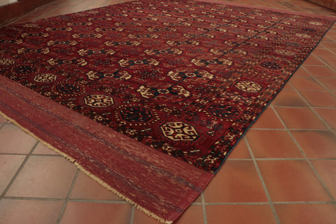Antique handmade Tekke Turkoman carpet - CB139668