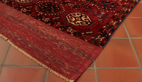 Antique handmade Tekke Turkoman carpet - CB139668
