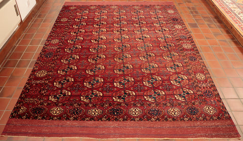 Antique handmade Tekke Turkoman carpet - CB139668