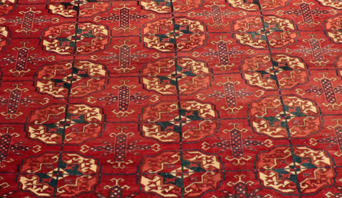 Antique handmade Tekke Turkoman carpet - CB139668