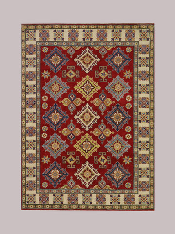 Handmade Comm Afghan Kazak rug - ENR306969