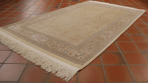 Fine part silk handmade Oriental Isfahan rug - CB262510