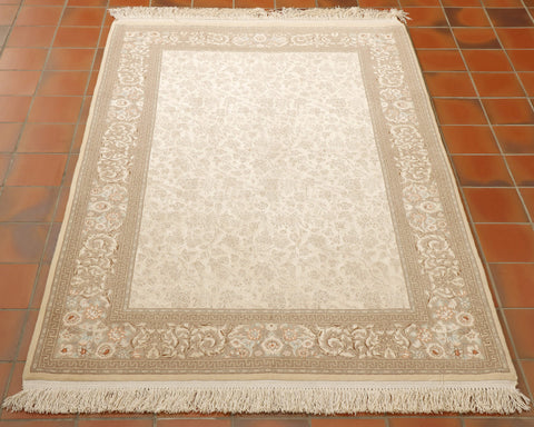 Fine part silk handmade Oriental Isfahan rug - CB262510