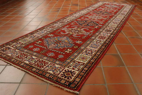 Fine handmade Afghan Kazak runner - 306630