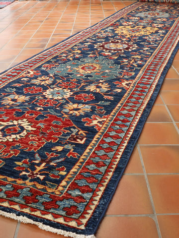 Handmade long Afghan Choeb Rang runner - WS308060