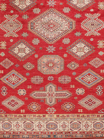 Handmade fine Afghan Kazak rug - ENR308501