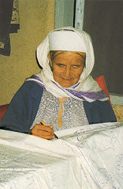 Handmade Uzbek Suzani Silk Cushion - 307746AF